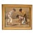 1960's Menoolla Children Playing Marbles Oil on Canvas Painting For Sale