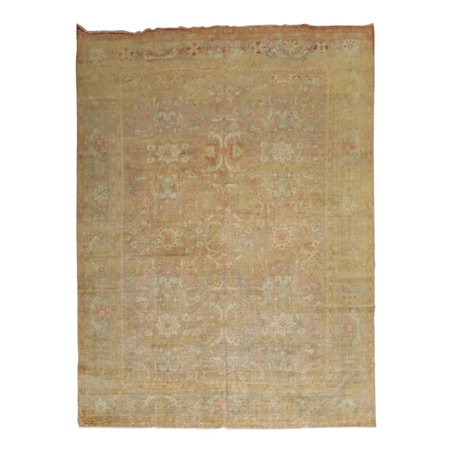 Antique Persian Mahal Rug 8'3'' X 12'5'' For Sale