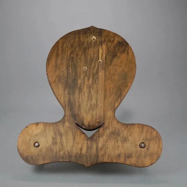 Brown Antique Deer Mount Hall Hat Rack Circa 1930 For Sale - Image 8 of 9