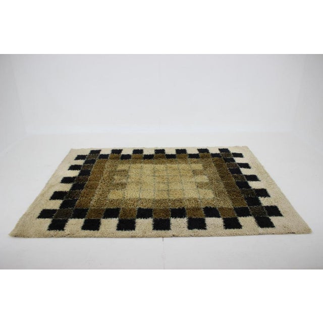 Abstract Wool Rug by Hojer Eksport Wilton, Denmark, 1960s For Sale - Image 3 of 8