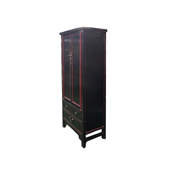 Elevate your living space with this exquisite vintage-style storage cabinet, a masterful blend of traditional artistry and...