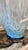 Glass Vintage 1970s–1980s Murano-Style Handblown Art Glass Vase, 21" Tall Blue With Gold Silver Flecks For Sale - Image 7 of 18