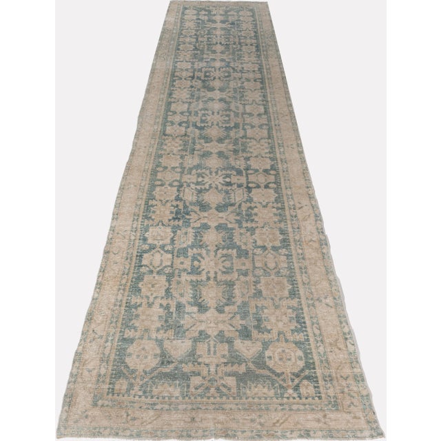 Vintage Malayer Runner 3'7 X 16'9 For Sale - Image 9 of 9