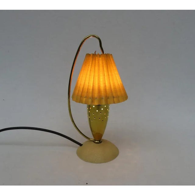 Beige Shrinkpack Table Lamp Lantern, 1950s For Sale - Image 6 of 13