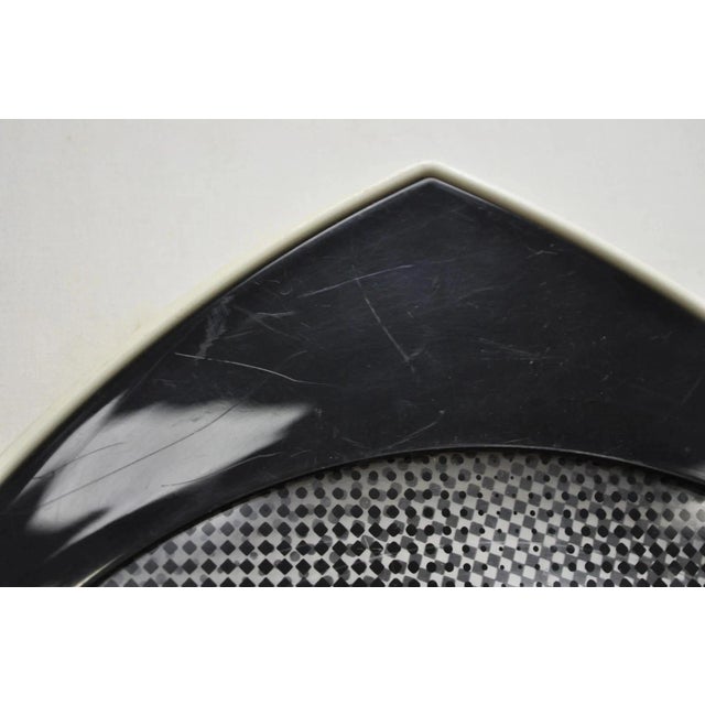 Late 20th Century Vintage 1996 Rabbit Tanaka Lumaseries CyberSpace White Kinetic Wall Art For Sale - Image 5 of 10