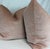 Transitional Teddy Mohair in Petal Pink 22" Pillows-A Pair For Sale - Image 3 of 3