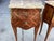 Stunning French Inlay Night Tables W/Marble For Sale In New York - Image 6 of 10