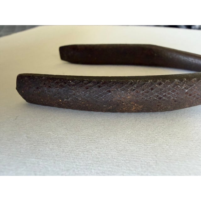 Antique Late 19th Century Forged Iron Specialty Pliers, Circa 1875-1895, Partial Ny Maker Stamp For Sale In Providence - Image 6 of 7