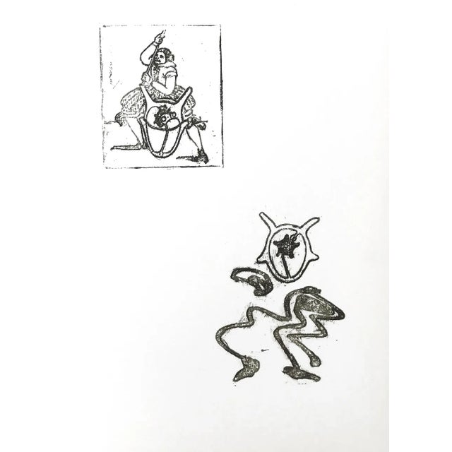 Medium: Original Lithograph Marks: Not signed, not numbered Paper: 13 x 9.5 inch Printed: 1970 Provenance: Suite Lewis...