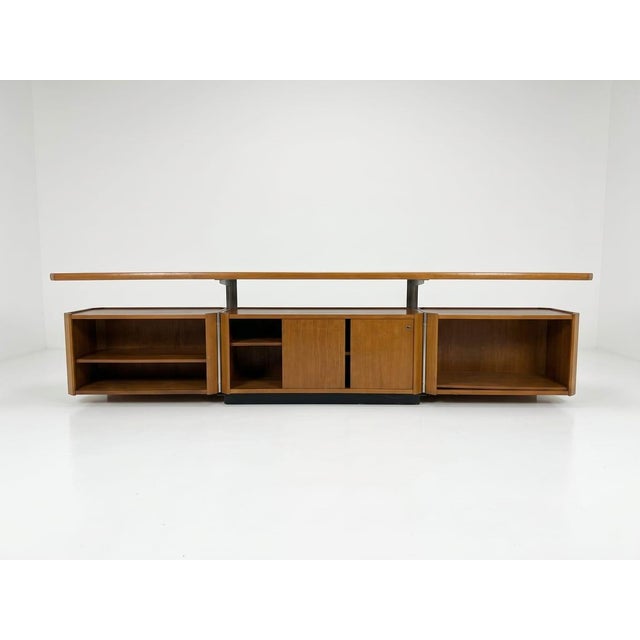 MG14 Modular Bookcase or Sideboard by Osvaldo Borsani for Tecno, 1960, Set of 3 For Sale - Image 12 of 12