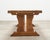 French Provincial Oak Country Farmhouse Trestle Dining Table For Sale In Sacramento - Image 6 of 18