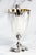 1910s Gleaming Double Handle Antique Sterling Silver Small Trophy Cup Home Decor For Sale - Image 5 of 10