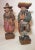 1950s Pair Rare Museum Hand Carved Wood Carl Hallsthammar Folk Art Figural Sculpture For Sale In New York - Image 6 of 12