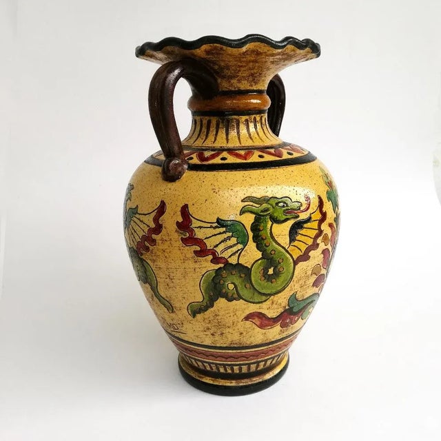 Italian Ceramic Vase by Carla Fossetti for Etruria Montopoli, 1968 For Sale - Image 9 of 11