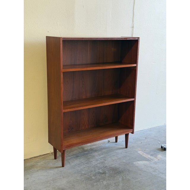Mid-Century Modern Mid-Century Danish Modern Teak Bookcase Cabinet – Open Shelving 1960s For Sale - Image 3 of 11