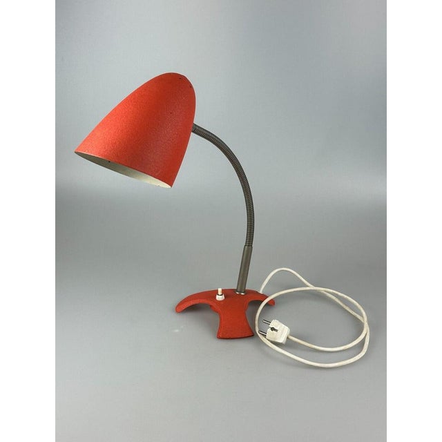 Mid-Century Modern Space Age Table Lamp in Metal For Sale - Image 3 of 18