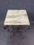 Victorian Style Iron & Marbletop Pedestal For Sale In Philadelphia - Image 6 of 6