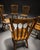Set of 6 Vintage Windsor Style Farmhouse Wood Dining Chairs For Sale - Image 9 of 10
