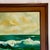 Emerald 1972 Vintage Coastal Impressionist Original Seascape Oil Painting - Artist Signed, Framed For Sale - Image 8 of 12