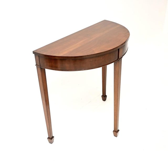 Vintage Georgian Style Console Table, 1930 For Sale - Image 3 of 8