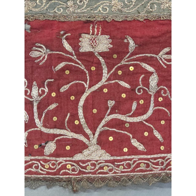 Antique Early 20th Century Sumatran Ceremonial Tirai Textile Hanging For Sale - Image 11 of 18