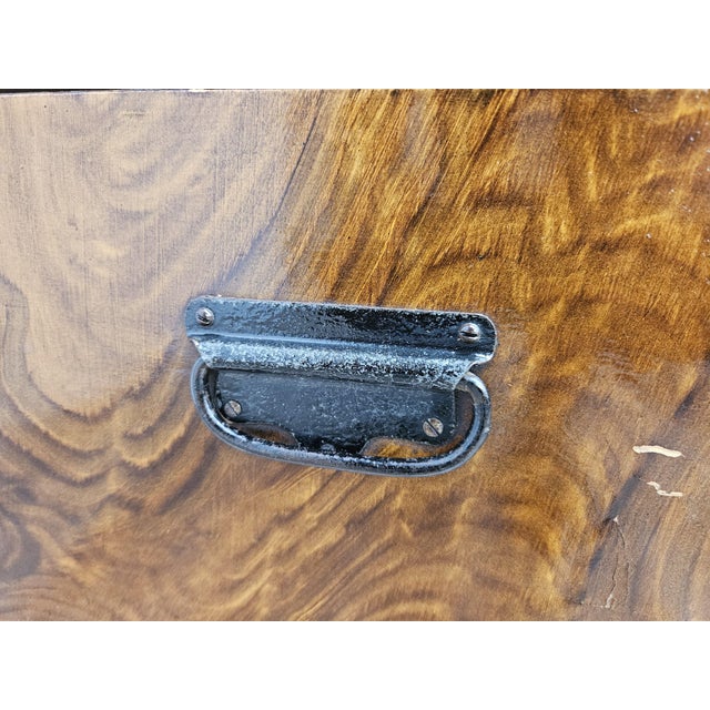 Vintage Travel Trunk, 1950 For Sale - Image 4 of 13