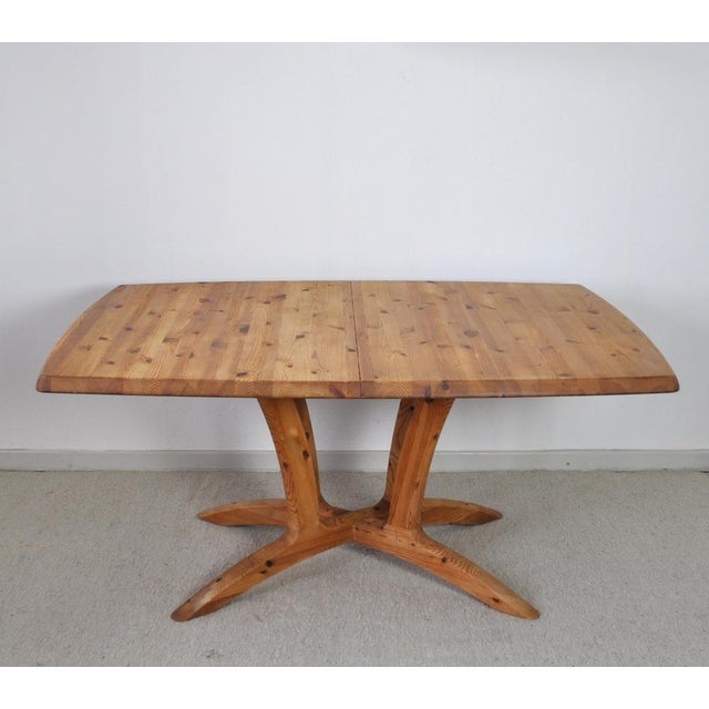 Large Scandinavian Extendable Dining Table in Pine For Sale - Image 6 of 18