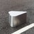 Not Yet Made - Made To Order Heart - Brushed Stainless Steel Side Table For Sale - Image 5 of 12