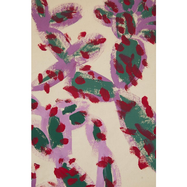 "Everytime We See Each Other Is the Last Time" Original Cactus Acrylic Painting by Simon Findlay For Sale - Image 6 of 12