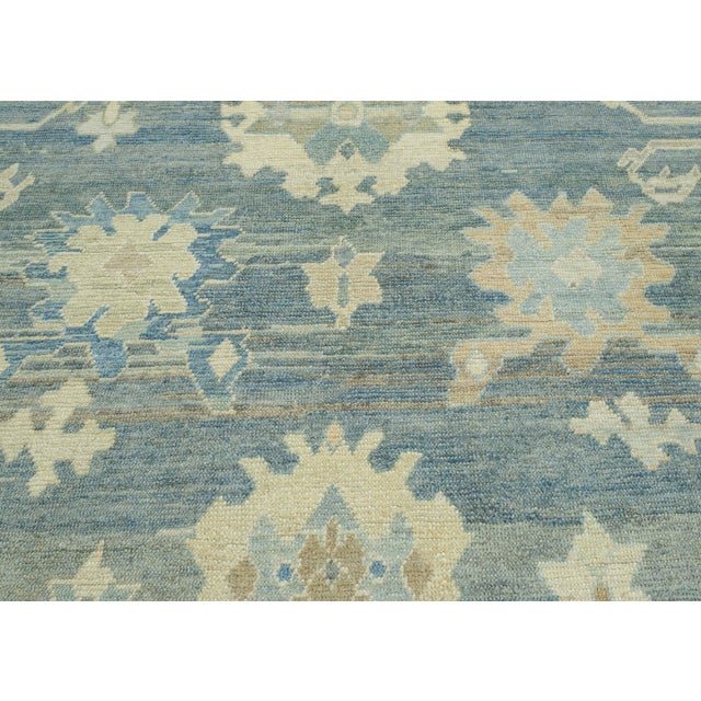 Turkish Oushak Rug 12'6" x 16'10" #18508 For Sale In Houston - Image 6 of 8