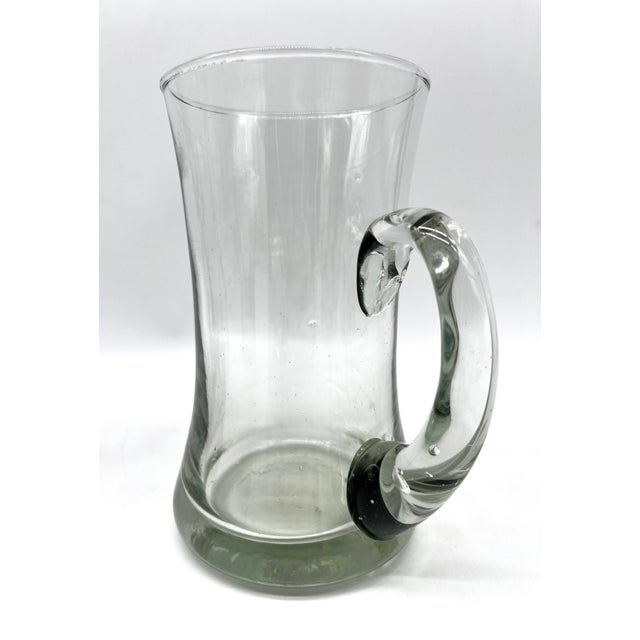 Mid-Century Modern Brutalist Studio-Glass Tankards in the style of Erik Höglund from Kosta Boda, 1960s, Set of 3 For Sale - Image 6 of 18