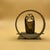 Jarnuszkiewicz Et Michel Brutalist Owl Sculpture in Welded Steel and Brass, Canada, 1970s For Sale - Image 4 of 4