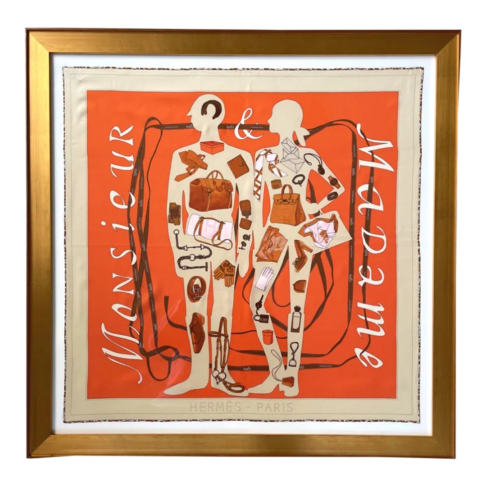 HERMES Monsieur et Madame スカーフ hermes-monsieur-et-madame-