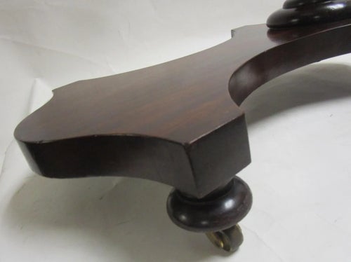 19th C Regency English Mahogany Adjustable Reading Writing Table Writing Desks