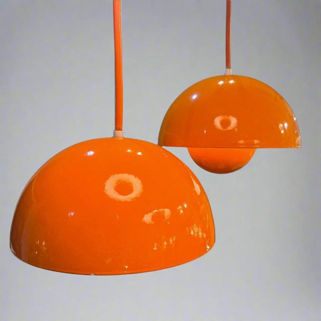 1970s Verner Panton Flowerpot chandelier For Sale In New York - Image 6 of 6