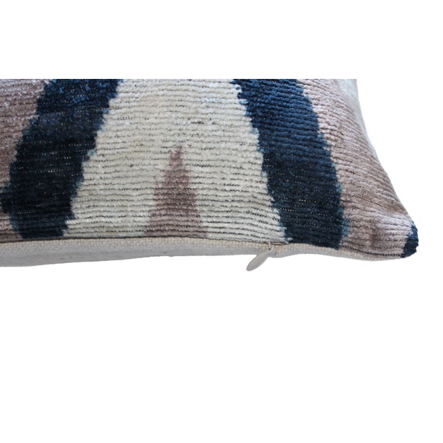 2020s Contemporary Decorative Accent Ikat Pillow For Sale - Image 5 of 12