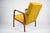 Armchair Model 04-B in Yellow Velour, 1960 For Sale - Image 3 of 14