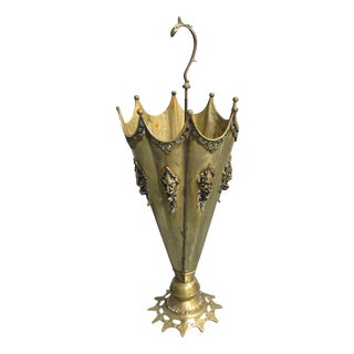Brass Umbrella Stand, 1920 For Sale