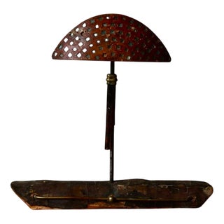 Vintage Wooden Lark Mirror, 1920s For Sale