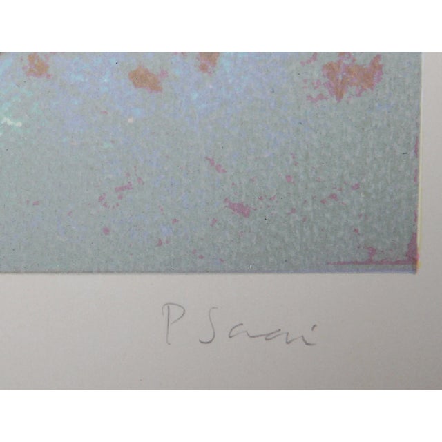 Lithograph, signed and numbered in pencil by American artist Peter Saari (1951 - ). Title: Hellenistic Figure Year: circa...