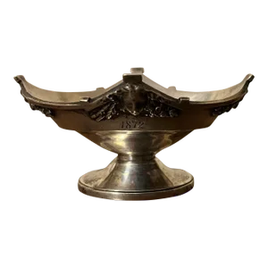 Antique 19th Century Gorham Sterling Silver Master Salt Cellar Dated 1872