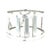 Contemporary Tiffany & Co. 18ct White Gold Atlas Cuff Bracelet 77.06g For Sale - Image 3 of 8