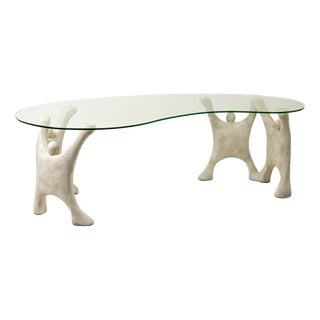 Brutalist Sculptural Style Coffee Table, 1970s For Sale