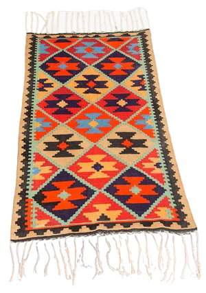 Vintage Vivid Colors Kelim