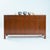 Transitional Cherry Wood Sideboard with Brass Geometric Hardware, 1980s For Sale - Image 15 of 18