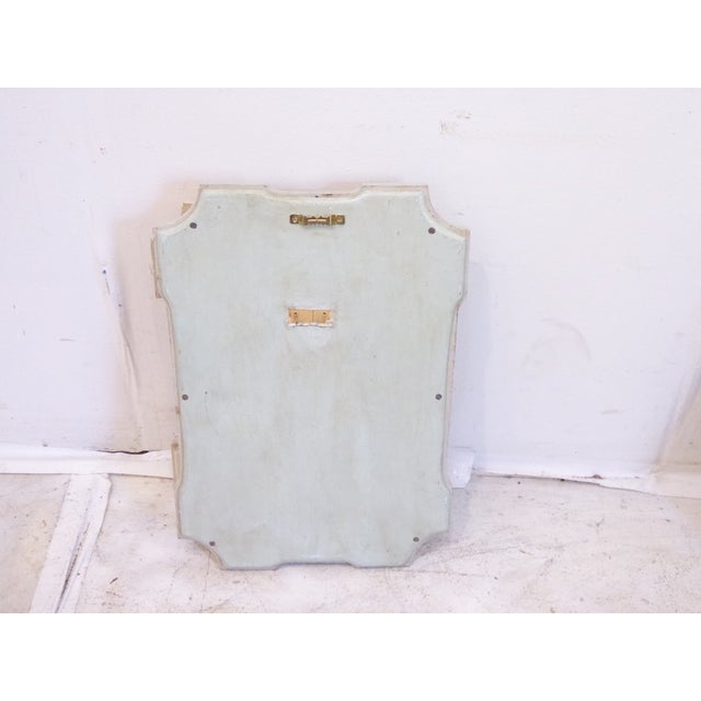 French Vintage Italian Small Wooden Gilt Mirror For Sale - Image 3 of 3