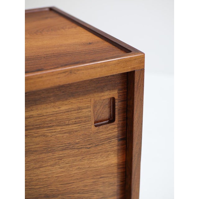 Vintage Danish Model 20 Sideboard in Kingwood by Niels Otto Møller forJ.L. Møllers, 1960s For Sale - Image 7 of 18