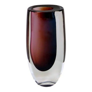 Vicke Lindstrand for Kosta Sommerso Vase For Sale