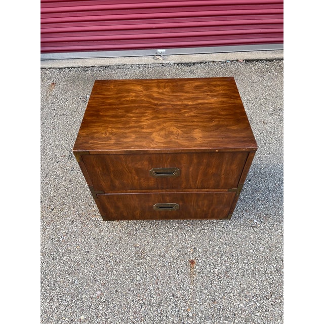 Vintage Dixie Campaign Nightstand Chairish