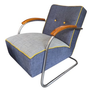 Vintage FN21 Model Armchair from Mücke Melder, 1930s For Sale